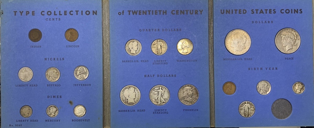 アメリカ コインアルバム U.S 20th CENTURY TYPE COINS （United