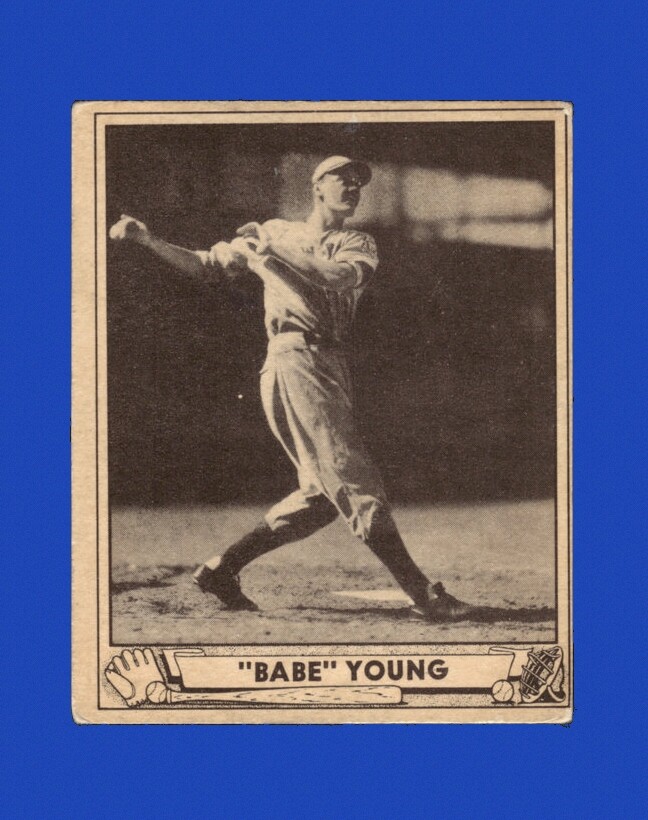 1940 Play Ball Set-Break #212 Babe Young VG-VGEX *GMCARDS*