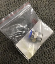 Jupiter Pneumatics Push-To-Connect Tube to Male NPT Connectors (Lot of 10)