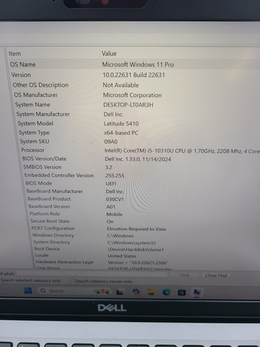 Dell Latitude 5410 i5-10310U 1.7GHz 8GB Ram 256GB SSD Win 11 Pro - Picture 3 of 21