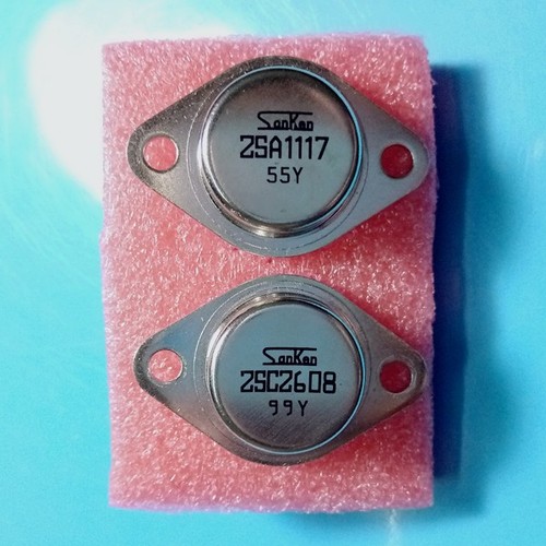 1pairs OR 2PCS Transistor SANKEN TO-3 2SA1117/2SC2608 A1117/C2608 | eBay