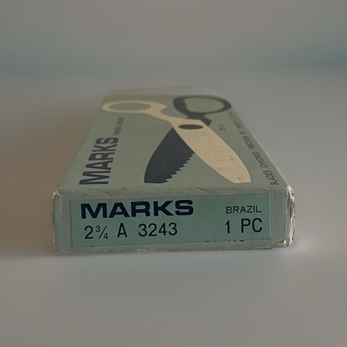 Vtg Marks Pinking Shears Cloth Scissors 407B Original Box 7.5" Vintage 50s/60s - Picture 6 of 15