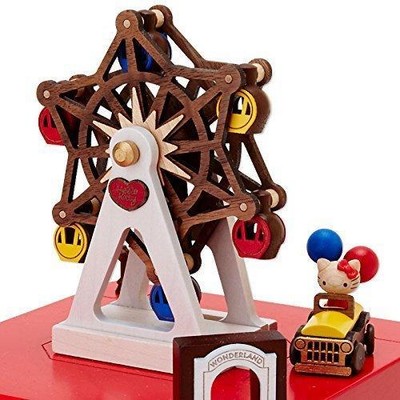 オルゴール Hello Kitty Wooden MusicBox Ferris wheel Sanrio Hello Kitty Wooden Music Box Ferris Wheel | eBay