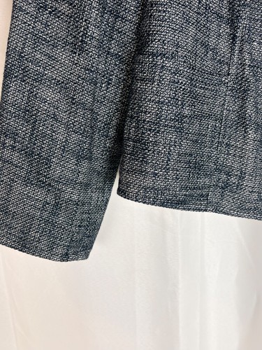 ARMANI Collezioni black tweed blazer jacket womens size 14 NEW - Picture 3 of 7