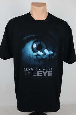 The Eye ジェシカアルバ ムービーTシャツ 2008 Jessica Alba The Eye Horror Movie Men's XL Graphic