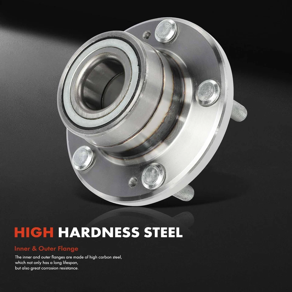 2x Conjunto de buje y cojinete de rueda lateral trasera para Dodge Stealth 91-96 Mitsubishi tracción delantera Foto 3 de 4