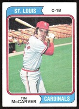 1974 2373C Topps Tim McCarver St. Louis Cardinals #520