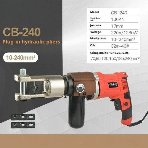 Pinza crimpatrice portatile tipo plug-in pinze idrauliche elettriche Portab 10-400mm² - Foto 20 di 29