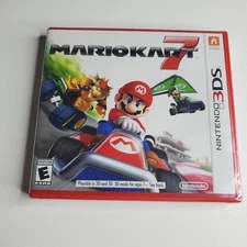 Nintendo Mario Kart 7 3DS Factory Sealed Game New, Red case edition