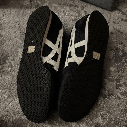 Asics Onitsuka Tiger Serrano schwarz/weiß klassische Schuhe Größe 8 - Bild 7 von 8