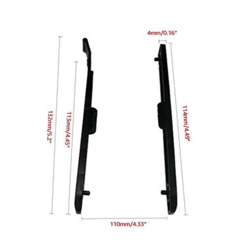 for 3.5 to 5.25 Hard Drive Tray Caddy Rails Chassis Cage Drive Bay Slider Rails - Afbeelding 8 van 8
