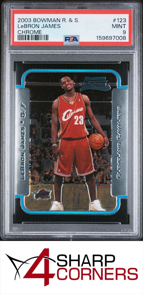 Bowman LeBron James Basketball Rookie Sports Trading Cards for