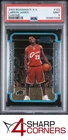 2003 BOWMAN ROOKIES & STARS CHROME #123 LeBRON JAMES RC CAVALIERS PSA 9