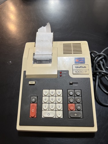 Calculadora electrónica Unicom 1000 P vintage - Calcuseum - Imagen 5 de 16