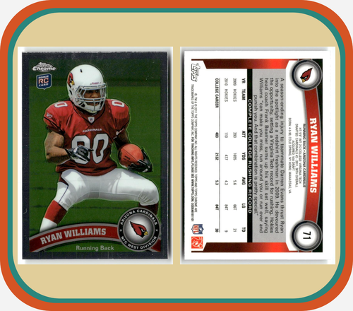 Arizona Cardinals 20-Card Lot – Floyd RCs, Ryan Williams, Peterson, Prizm - Picture 7 of 22