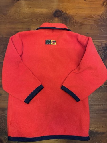 Disney Minnie Mouse Red School Girl Fleece Jacket Vintage Sz 8 - Picture 12 of 13
