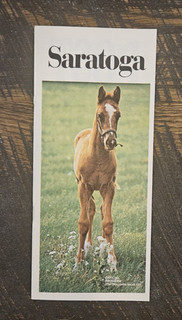 1973 Saratoga Racing Program Secretariat Upset by Onion in the Whitney Stakes