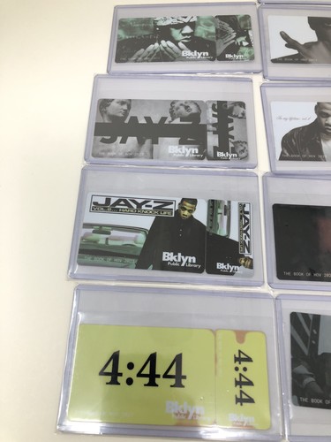 Jay Z Library Cards The Book of HOV Brooklyn Limited Full Set 13 & Program book - Picture 4 of 24
