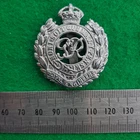 WW2 Royal Engineers 32nd Assault Engineer Regiment Officers Chrome Cap Badge