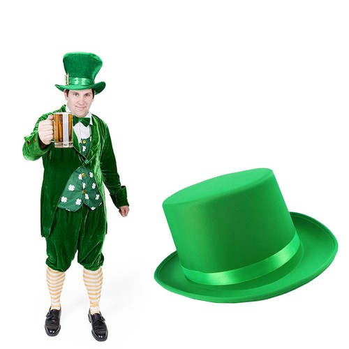  Sombrero del Día de San Patricio Festival Decoración Sombrero Simple para Fiesta Festival Carnaval - Imagen 8 de 11