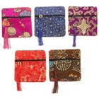 5 Pcs Brocade Bag Convenient Jewelry Candy Bags for Party Favors
