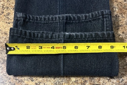 Knockout Men's Tag Size 34x34 Blue Dark Straight Leg Jeans Actual Sz 34x31.5 - Picture 14 of 18