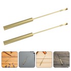  2 Pcs Wall Clock Pendulum Parts Making Kit Metal Quartz Mechanical Retro