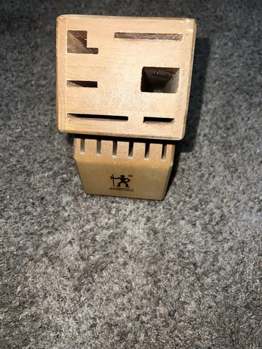 J.A. Henckels-Wooden Knife Block, 12 Slot Knife Holder - Picture 3 of 11
