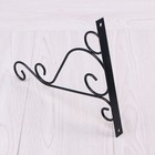 4 Packs Flower Plant Pot Hooks Hangers Outdoor Lawn Iron Bracket for Planter