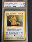 Pokémon Fossil Dragonite Holo Unlimited PSA 8 4/62 NM - Mint