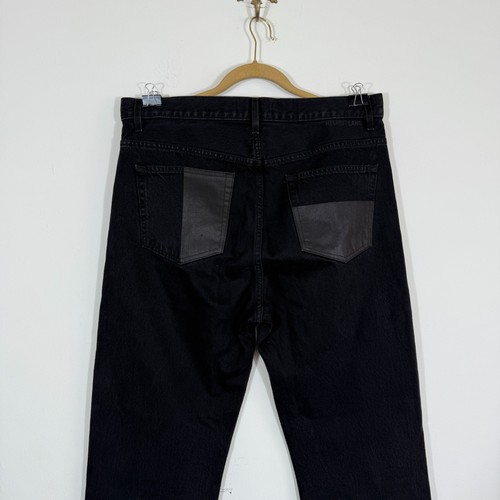 HELMUT LANG Straight Leg Jeans Schwarz Größe 34 Made In USA - Bild 11 von 16