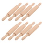 8pcs Small Rolling Pin for Dough: Mini Wooden Rolling Pins for Kids Baking