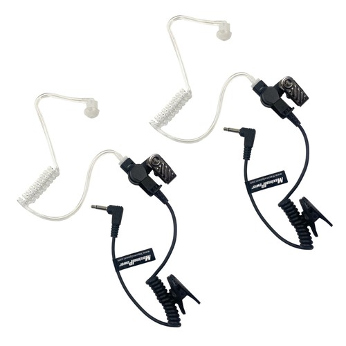 3,5 mm Polizei Akustikröhre nur Hören Headset Ohrhörer für Motorola Lautsprecher Mikrofon - Bild 10 von 12