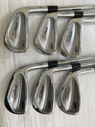 Titleist CB 716 Iron Set 5-9,Pw 6pc Flex Stiff Dynamic Gold S200 Steel - Picture 4 of 10