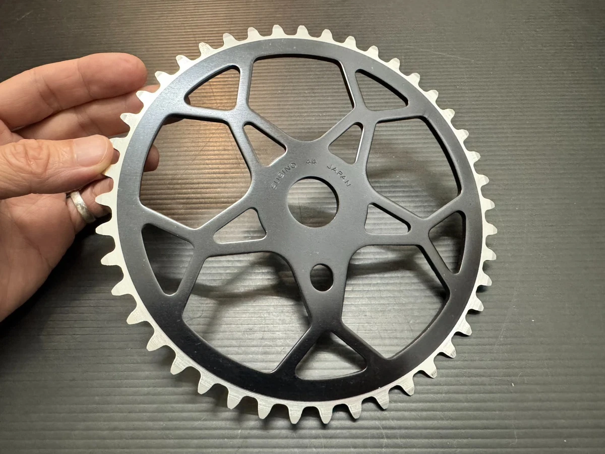 Sugino Black Chainrings & BMX Sprocket Vintage Bike Parts for sale
