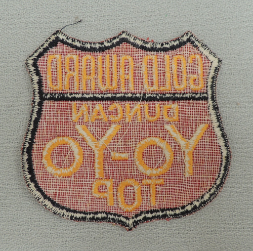 Duncan Yo-Yo Top Contest Winner Jacket Patch - First Place 1950s or 60s UNUSED - Picture 2 of 3