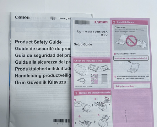 Canon ImageFORMULA R40 Office Document Scanner PC Mac, Color Duplex Scan - 第 3/11 張圖片