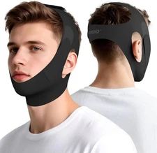 Snore Stop Anti Snoring Chin Strap Sleep Apnea Belt Snoreless Sleep Jaw Solution
