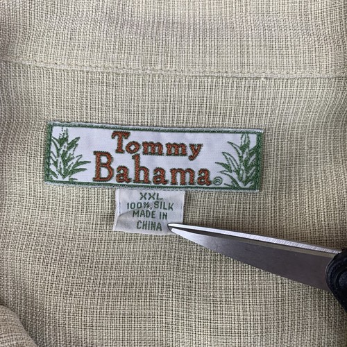 Tommy Bahama Seidenhemd Herren XXL bestickt Casting Club Fly Society Angeln - Bild 3 von 9