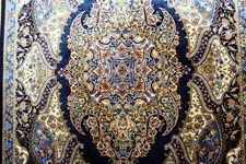 4X3 SPECTACULAR NEW 1200KPSI HI QLTY POWER LOOMED SILK NAINN DESIGN TURKISH RUG