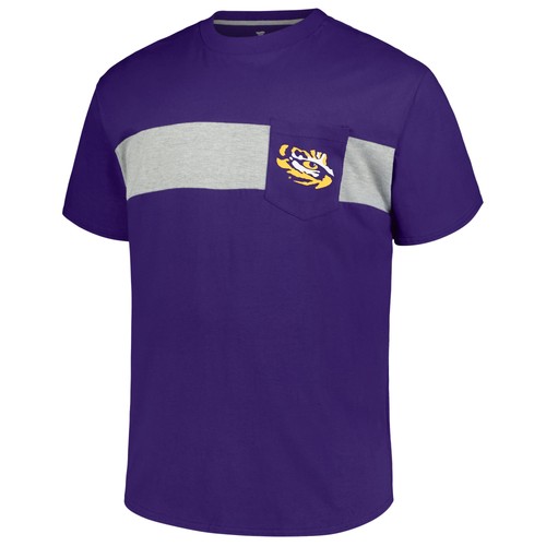 Men's Profile Purple LSU Tigers Big & Tall Color Stripe T-Shirt - Bild 2 von 3