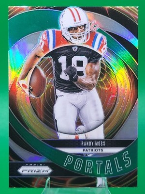 2024 Panini Prizm - Portals - Randy Moss #3 Green Prizm