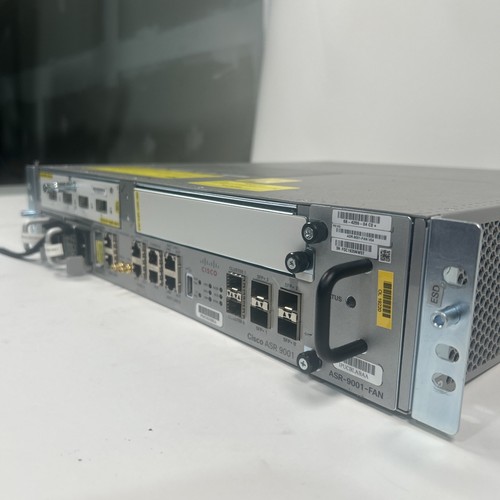 Cisco ASR-9001. Includes 1x (A9K-MPA-4X10GE) 4-Port 10GbE ASR 9001 Router