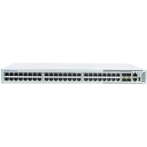 Arista DCS-7010T-48-R 48P 1GbE 4P 10GbE SFP+ RA Switch with rack mounts - Picture 2 of 4