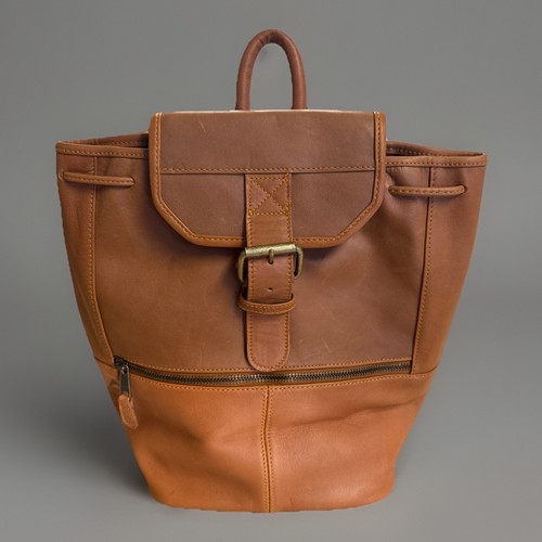 Selten Brandneu Vintage Marlboro Gear Leder Kordelzug Rucksack Handtasche - Bild 1 von 8