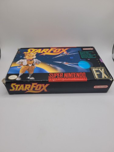 Star Fox - Super Nintendo SNES - Complete CIB W/ Manual & Poster - Tested! - Picture 6 of 15