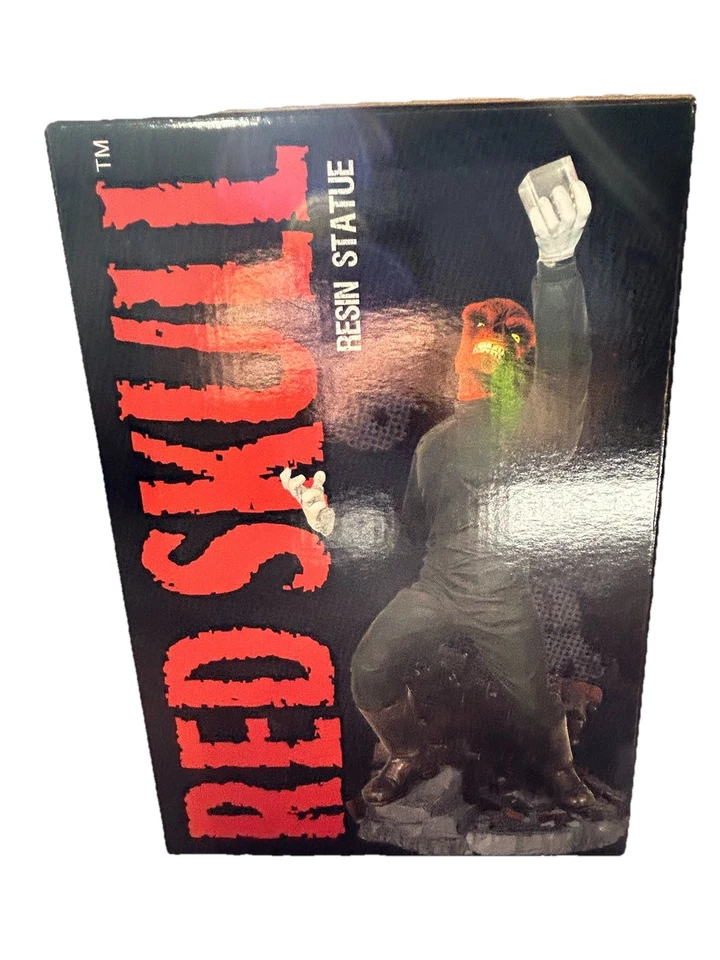 ESTATUA CALAVERA ROJA DE MARVEL DE SAM GREENWELL DIAMOND SELECT L/E NUEVA Foto 3 de 4