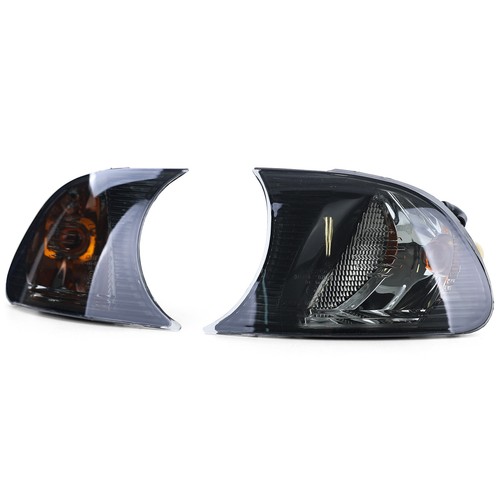 Klarglas Blinker Schwarz Smoke passend für BMW 3er E46 Coupe Cabrio 01-03 - Bild 3 von 7