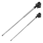  2PCS Bicycle Flagpole Stand: Motorcycle Flag Pole Adjustable Motorcycle Flag