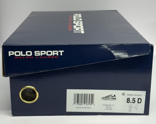 Polo Ralph Lauren - Polo Sport - PS 300 - weißer Lederschuh - Herrengröße 8,5 - Bild 10 von 10